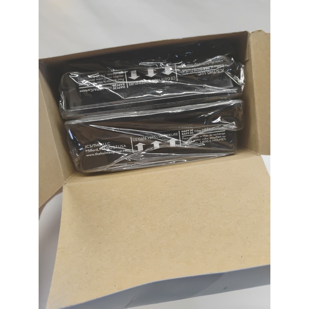 2-Pack Holmes HEPA Filter for Air Purifiers w/Arm & Hammer Baking Soda HAPF30D - Picture 4 of 5